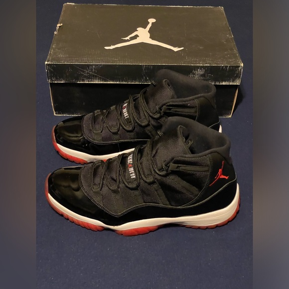 Jordan Other - Nike Air Jordan 11 Xl Retro Bred 2012 Size 13 Black Red White